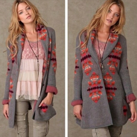 navajo cardigan sweater